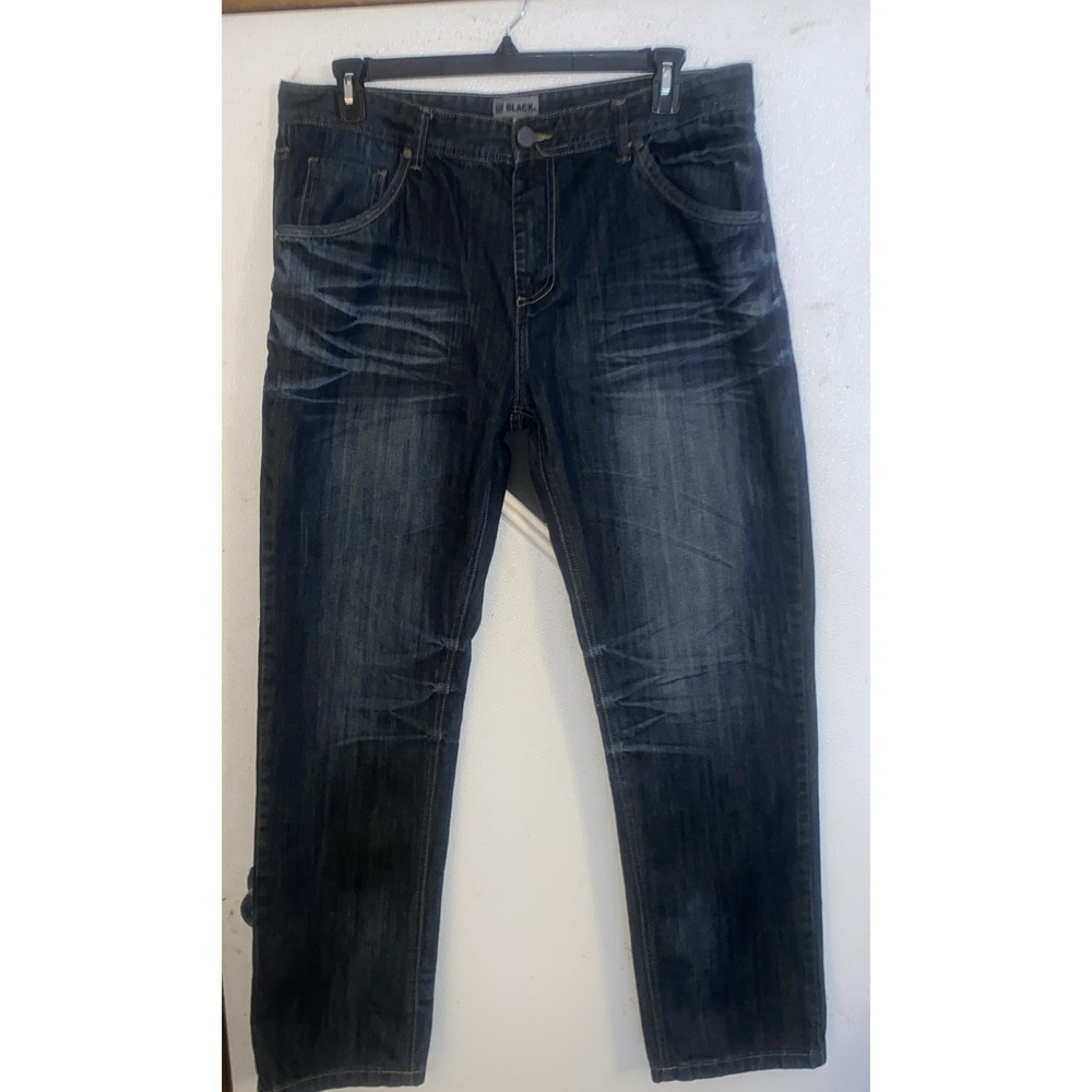 CJ Black Slim Straight Jeans 38x32